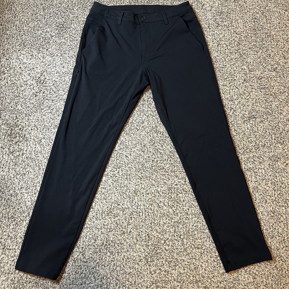 BYLT Pants Mens 34 Black Everyday Pant 2.0 Slim Stretch Performance Chino 34x30